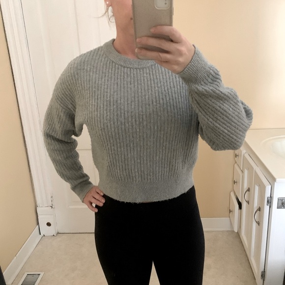 Cozy Grey Sweater - Picture 1 of 3